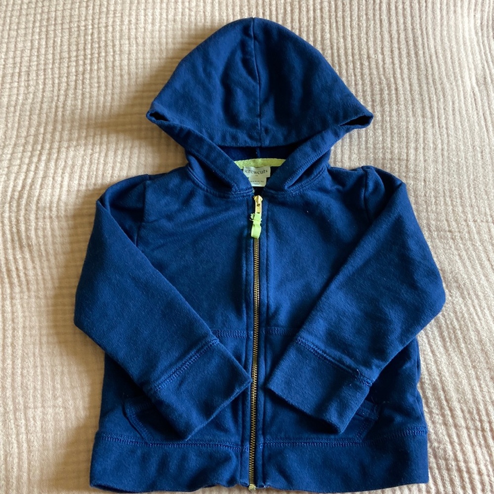 Crewcuts zip up hoodie